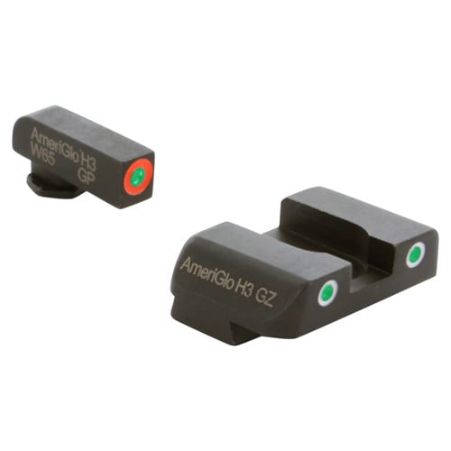 AMERIGLO Pro-Glo Tritium Sight for Glock 17,19,22 Grn/Org for sale at KYGUNCO.