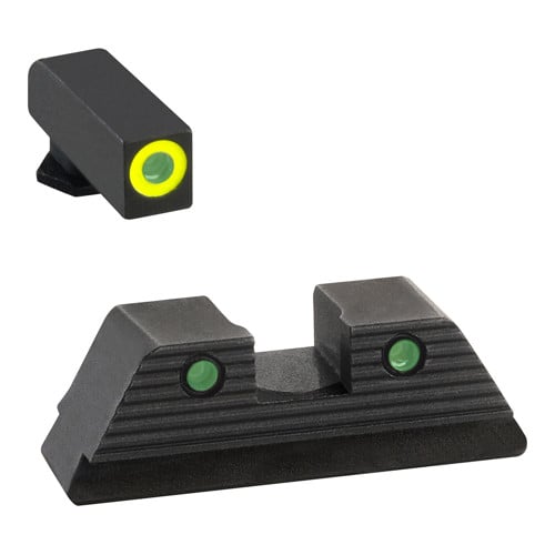 AMERIGLO Trooper Sight Front/Rear fits Glock MOS Green for sale at KYGUNCO.