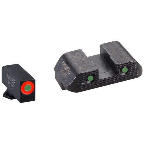 AMERIGLO Trooper Sight fits Glock 42 and 43 Green w/Orange for sale at KYGUNCO.