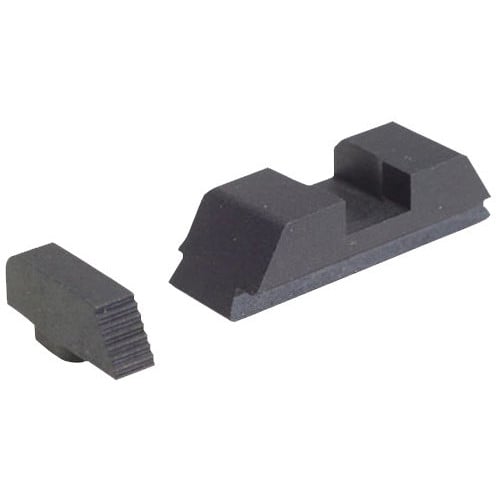 AMERIGLO Defoor EDC Sight Set for Glock Black Black Front a for sale at KYGUNCO.