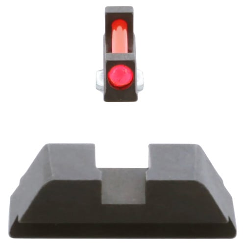 AMERIGLO Specialty Sight Set for Glock Black Red Fiber Opti for sale at KYGUNCO.