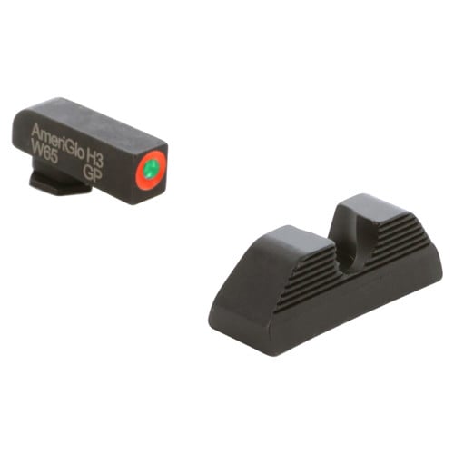 AMERIGLO Protector Sight Set for Glock Black Green Tritium for sale at KYGUNCO.