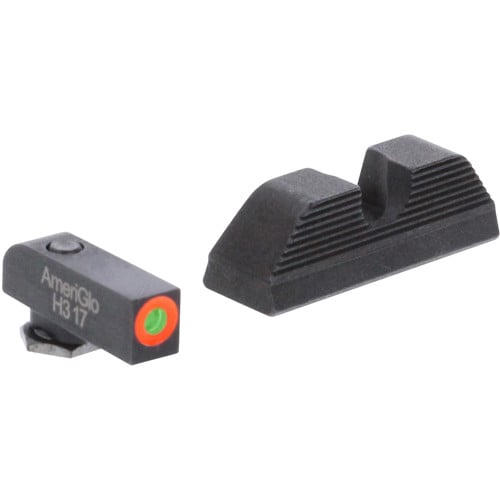 AMERIGLO Protector Sight Set for Glock Black Green Tritium for sale at KYGUNCO.