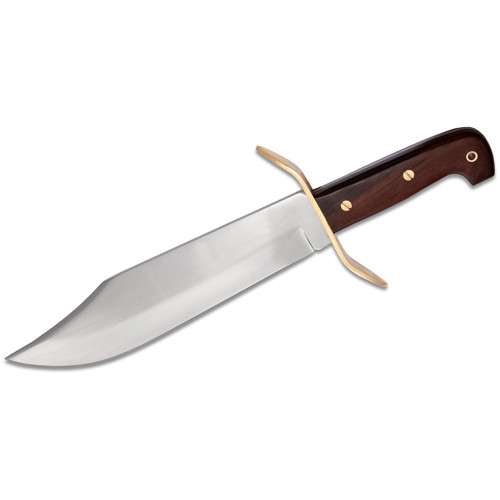 COLD TEEL 81B Wild West Bowie 10.75" Fixed Blade Knife | Rose Wood Handles w/ Black Leather Sheath for sale at KYGUNCO.