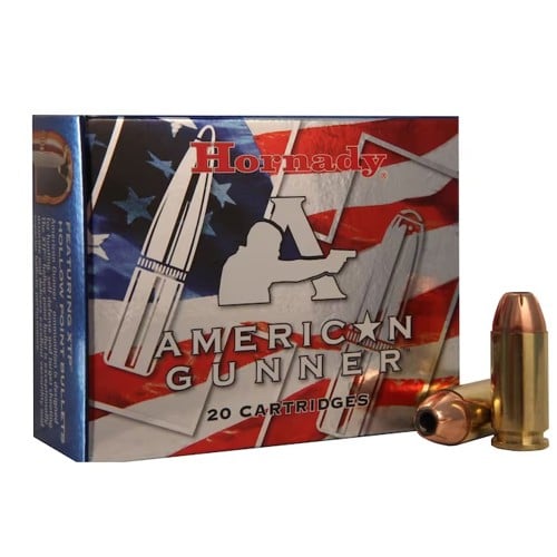 HORNADY American Gunner 10MM 155Gr XTP Jacketed Hollow Point Brass Ammunition | 20 Rounds for sale at KYGUNCO.