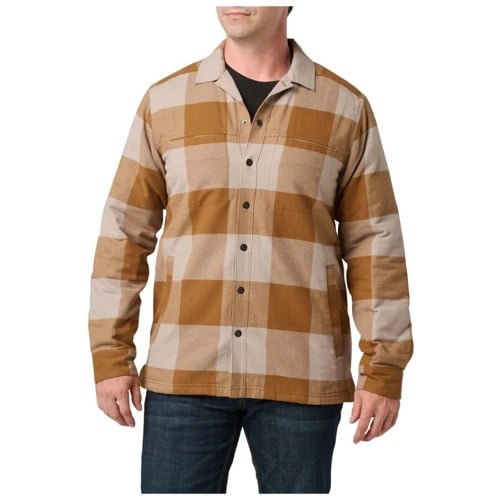5.11 TACTICAL Seth Shirt Jacket | Pecan Check for sale at KYGUNCO.
