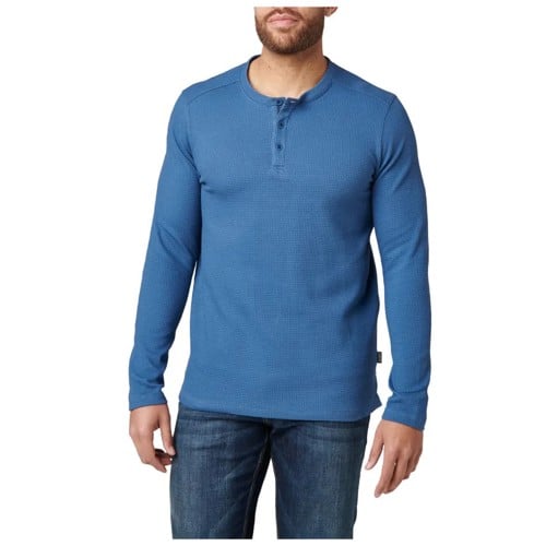 5.11 TACTICAL Jasper Thermal Long Sleeve Shirt | Ensign Blue for sale at KYGUNCO.