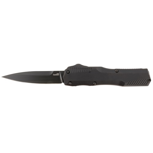 KERSHAW KNIVES Matt Diskin Livewire AUTO OTF Knife 3.3" Spear Point Blade w/ Black Aluminum Handles for sale at KYGUNCO.