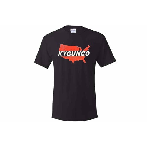KYGUNCO Supplying America Since 1946 T-Shirt - Black for sale at KYGUNCO.