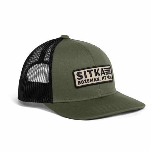 SITKA Patriot Mid Pro Trucker Olive Green OSFA for sale at KYGUNCO.