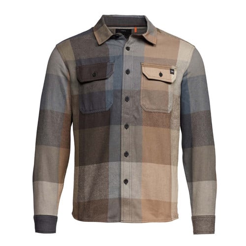 SITKA Hardwood Heavy Weight Flannel Buckskin Plaid for sale at KYGUNCO.