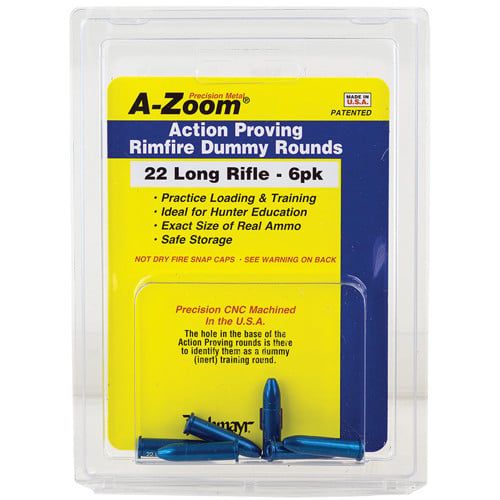 A-ZOOM Snap Caps Blue 6/Pack Aluminum for sale at KYGUNCO.