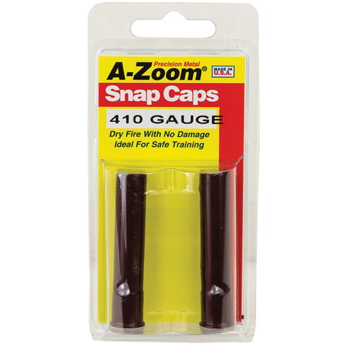 A-ZOOM Snap Caps Red 2/Pack Aluminum for sale at KYGUNCO.
