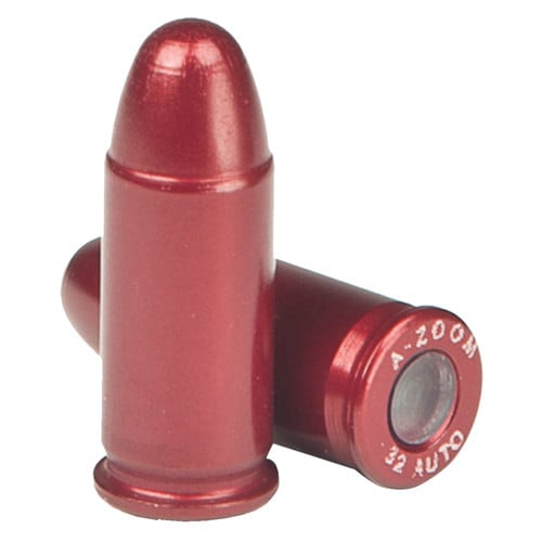 A-ZOOM Snap Caps Red 5/Pack Aluminum for sale at KYGUNCO.
