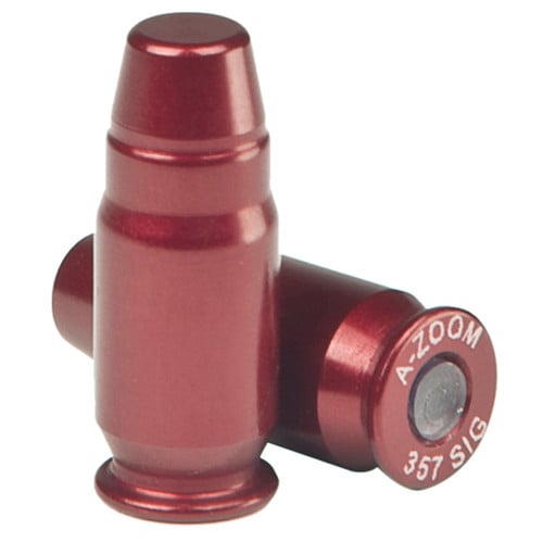 A-ZOOM Snap Caps Red 5/Pack Aluminum for sale at KYGUNCO.