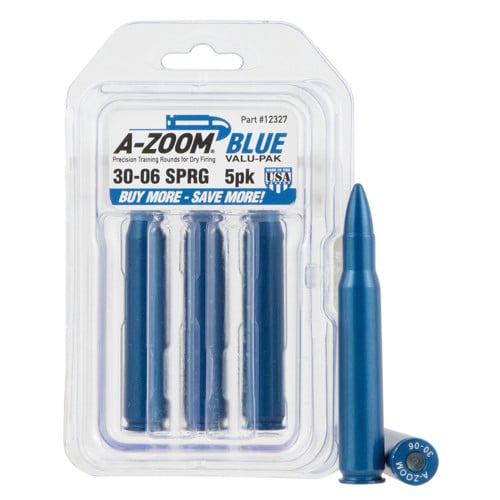 A-ZOOM Snap Caps Blue 5/Pack Aluminum for sale at KYGUNCO.