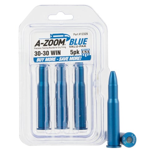 A-ZOOM Snap Caps Blue 5/Pack Aluminum for sale at KYGUNCO.