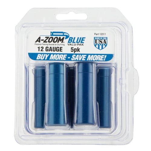 A-ZOOM Snap Caps Blue 5/Pack Aluminum for sale at KYGUNCO.