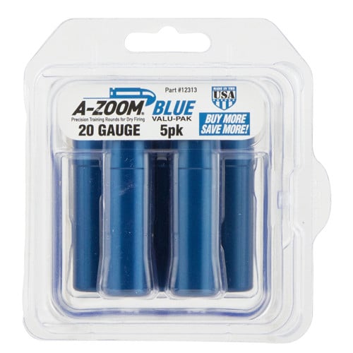 A-ZOOM Snap Caps Blue 5/Pack Aluminum for sale at KYGUNCO.