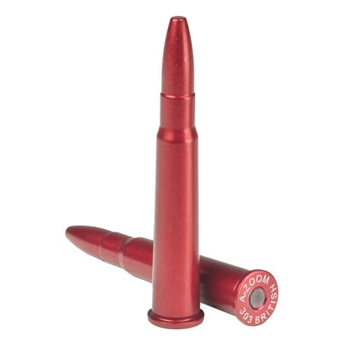 A-ZOOM Rifle Snap Cap 303 British Aluminum 2/Pack for sale at KYGUNCO.