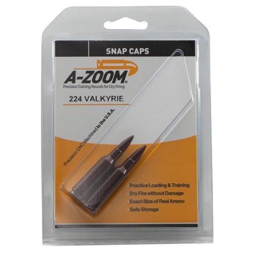 A-ZOOM StrikerCap Rifle 224 Valkyrie Aluminum 2/Pack for sale at KYGUNCO.
