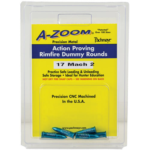 A-ZOOM Rimfire Action Proving Dummy Rounds 22 WMR 6/Pack for sale at KYGUNCO.
