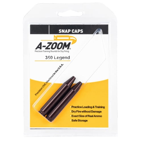 A-ZOOM Rifle Snap Cap 350 Legend Aluminum 2/Pack for sale at KYGUNCO.