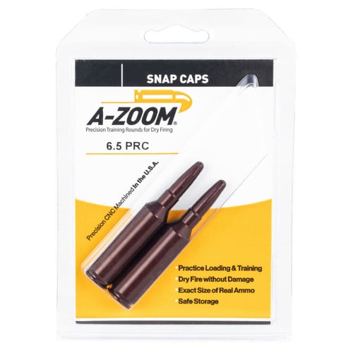 A-ZOOM Snap Cap Rifle 6.5 PRC Aluminum 2/Pack for sale at KYGUNCO.