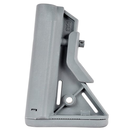 B5 SYSTEMS Bravo Stock Gray w/ Quick Detach Mount Mil Spec for sale at KYGUNCO.