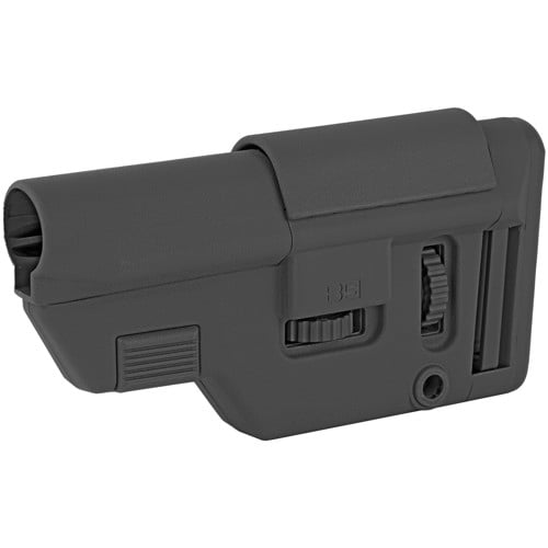 B5 SYSTEMS Collapsible Precision Stock w/ Cheek Riser | Black for sale at KYGUNCO.