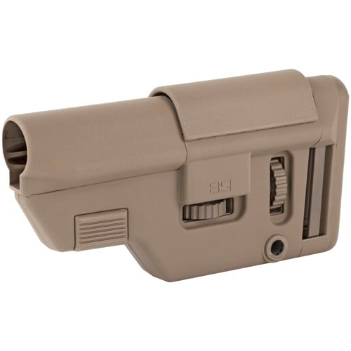 B5 SYSTEMS Collapsible Precision Stock w/ Cheek Riser | FDE for sale at KYGUNCO.