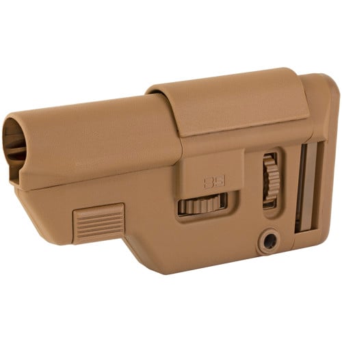 B5 SYSTEMS Collapsible Precision Stock w/ Cheek Riser | Coyote for sale at KYGUNCO.