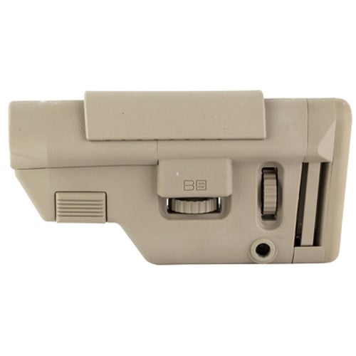 B5 SYSTEMS Collapsible Precision Stock w/ Long Cheek Riser | FDE for sale at KYGUNCO.