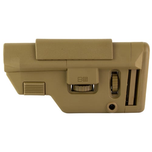 B5 SYSTEMS Collapsible Precision Stock w/ Long Cheek Riser | Coyote Tan for sale at KYGUNCO.