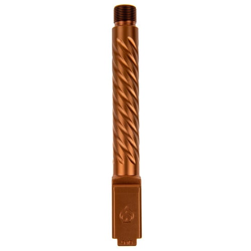 BALLISTIC ADVANTAGE Premium Sseries 9mm 5" Spiral Fluted Threaded Barrel Fits Glock 17 G5 | Copper for sale at KYGUNCO.