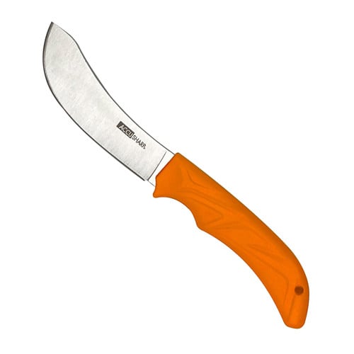 ACCUSHARP Butcher 4" Fixed Butcher Plain SS Blaze Orange for sale at KYGUNCO.