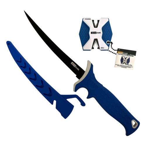 ACCUSHARP Fillet w/Sharpener 6.5" Fixed Fillet Plain Satin for sale at KYGUNCO.