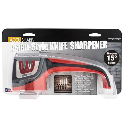 ACCUSHARP Asian-Style Sharpener Fine Diamond Ceramic Red for sale at KYGUNCO.