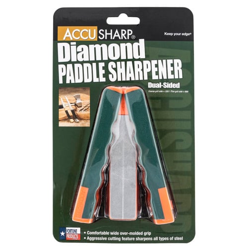 ACCUSHARP Paddle Sharpener Folding Fine/Crse Diamond Gry/Org for sale at KYGUNCO.