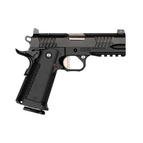 JACOB GREY TWC 9 1911 9mm 4.25" 17rd Optic Ready Pistol w/ XS Sights | Black for sale at KYGUNCO.