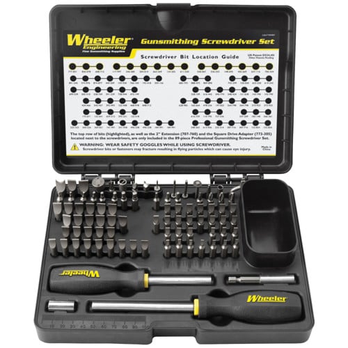 WHEELER 89 Piece Professional Gunsmithing Screwdriver Set for sale at KYGUNCO.