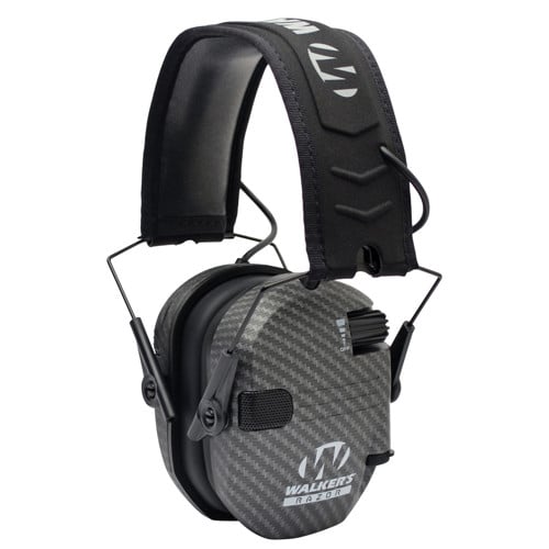 WALKER'S Razor Electronic Earmuff Carbon Fiber 1 Pair for sale at KYGUNCO.