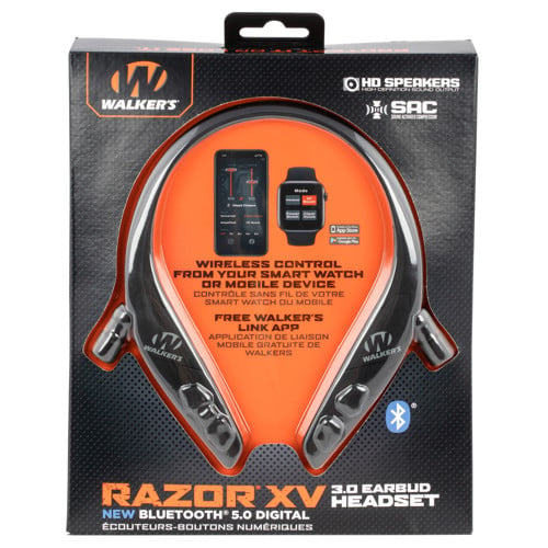 WALKER'S Razor XV 3.0 Headset Bluetooth Tan/Black for sale at KYGUNCO.