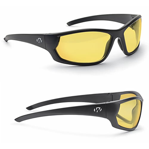 WALKER'S Ballistic Eyewear IKON Vector Amber Lens Blk Frame for sale at KYGUNCO.