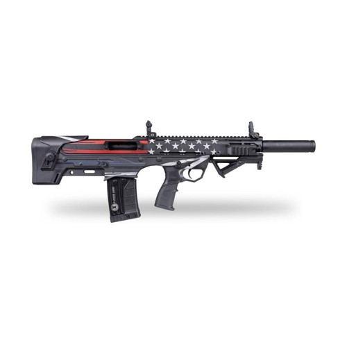 PANZER ARMS EGX500 Bullpup 12 Gauge 3" 18.5" 5rd Semi-Auto Shotgun | Distressed Black US Flag for sale at KYGUNCO.