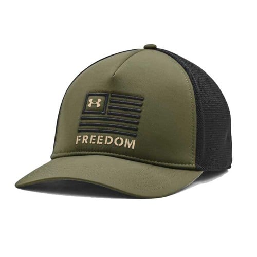 Men's UA Freedom Trucker Cap - Black, Green, & Desert Sand for sale at KYGUNCO.