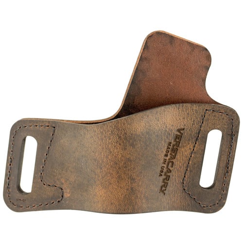 VERSACARRY Water Buffalo Protector Fits Double Stack RH Brown for sale at KYGUNCO.