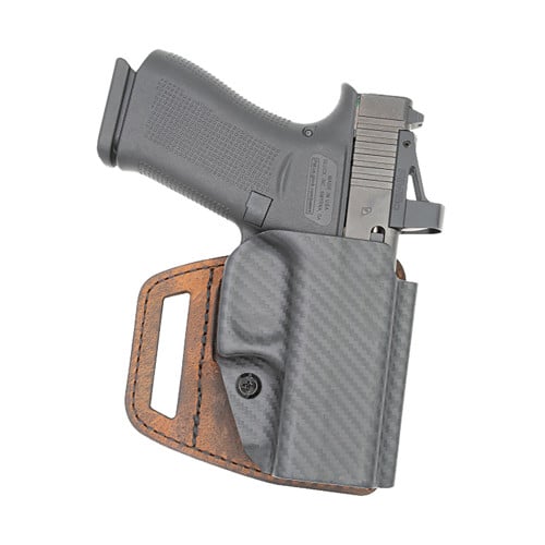 VERSACARRY V-Slide RH Fits Glock 19 Leather/Polymer Brown for sale at KYGUNCO.