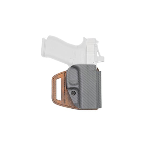 VERSACARRY V-Slide RH Fits S&W Shield EZ Leather/Poly Brown for sale at KYGUNCO.