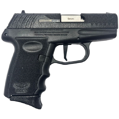 SCCY INDUSTRIES DVG-1 9mm 3.1" 10+1 Pistol | Black Panther Slide + Black Frame for sale at KYGUNCO.